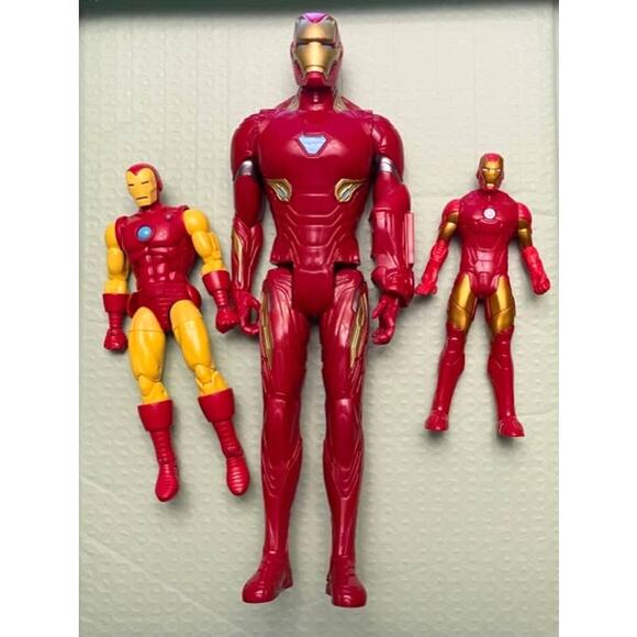 Marvel Legends/Avengers Iron Man (3) Figure Lot- Hasbro (2012,2018,2021) - Picture 1 of 8